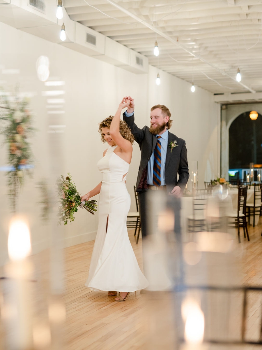 first dance at Arrow Studio & Events, modern, central PA venue